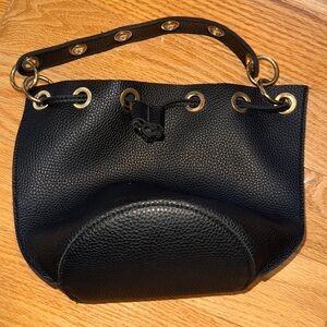 Black Bucket Bag